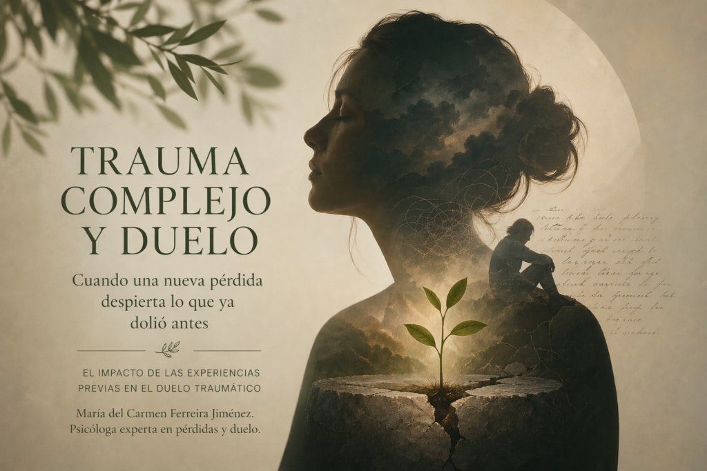 “Duelo traumático y trauma complejo: dolor emocional intenso, indefensión y síntomas físicos tras una pérdida”